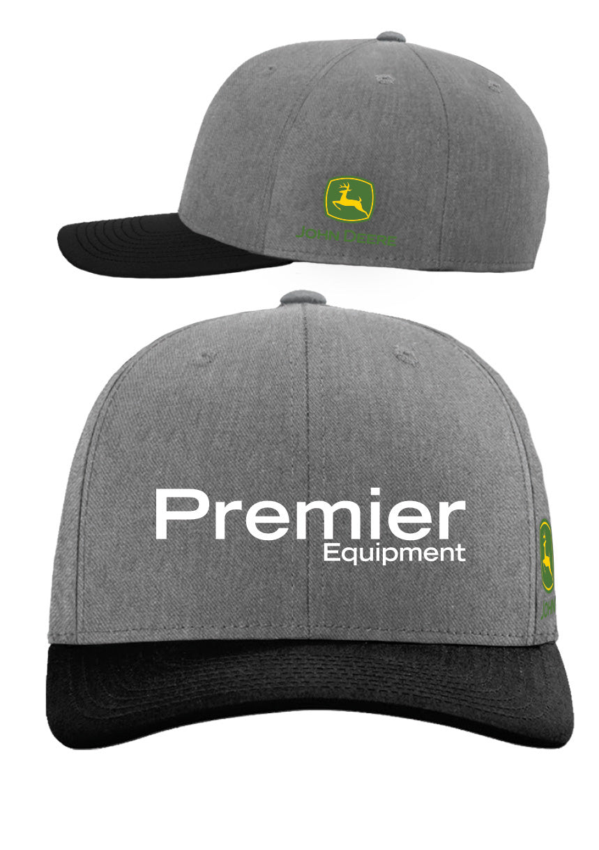 Grey Full Back Snap Hat - White Premier Logo
