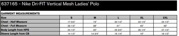 637165 Women's Dri-fit Vertical Nike Polo