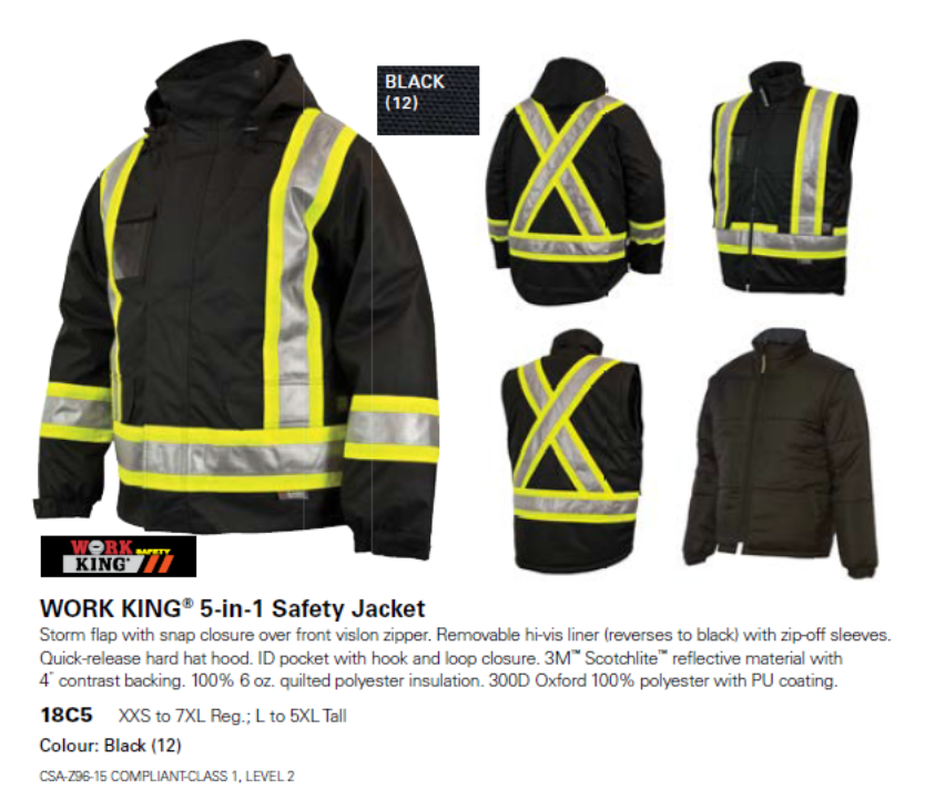 WORK KING 5-in-1 Safety Jacket