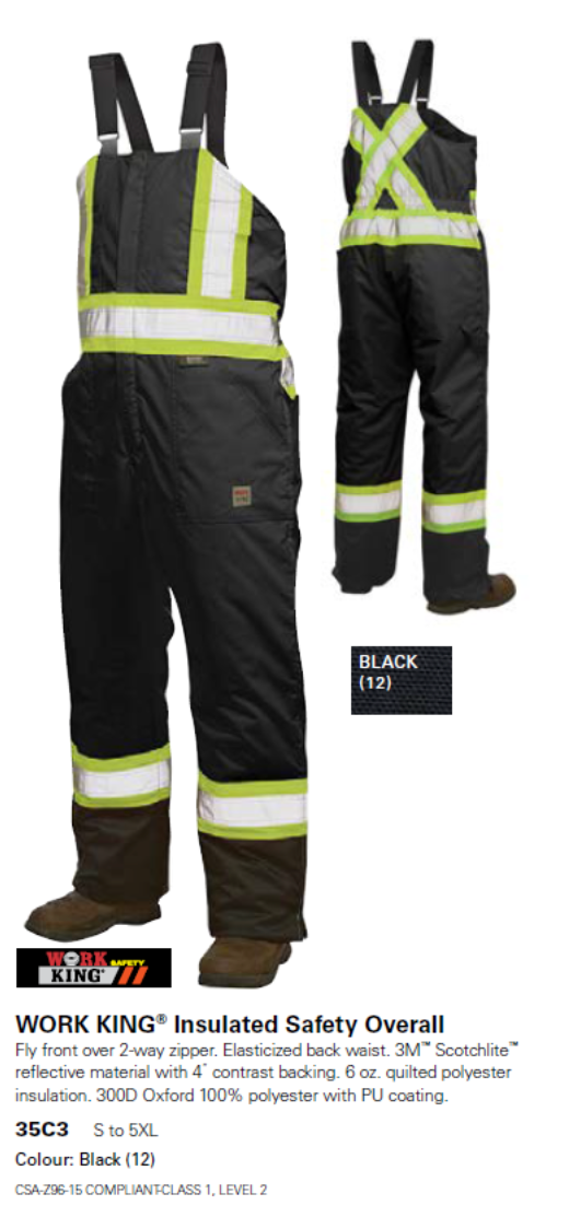 WORK KING Insulated Safety Overall